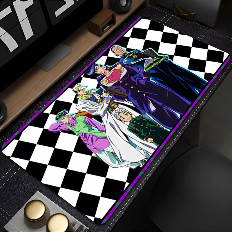 Alfombrilla de ratón para juegos, alfombrilla grande para teclado, accesorios para juegos, alfombrilla para jugador, alfombrilla para mesa, alfombrilla para PC de Anime, alfombrilla para ratón JOJO XL XXL XXXL