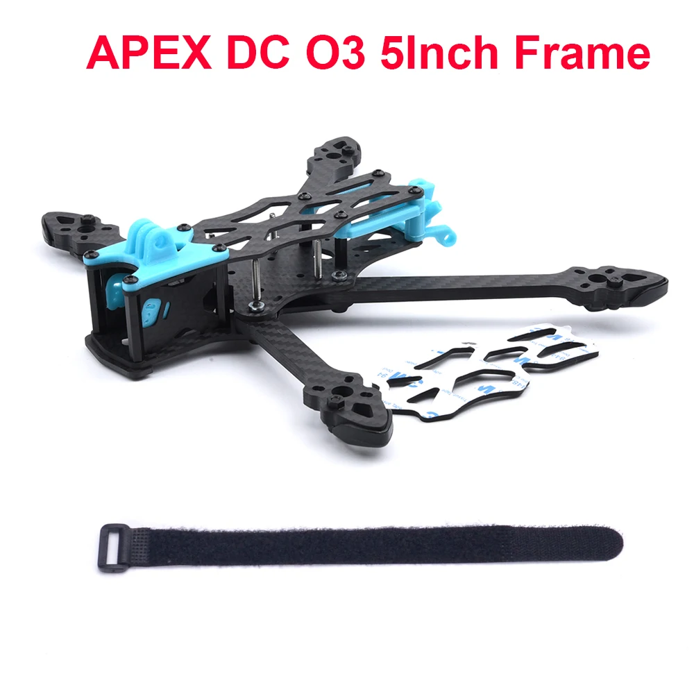 5 pollici 5 pollici 225mm 225 Kit telaio Drone FPV in fibra di carbonio con braccio da 5.5mm per APEX DC O3 APEX-DC O3 versione VTX FPV RC Racing