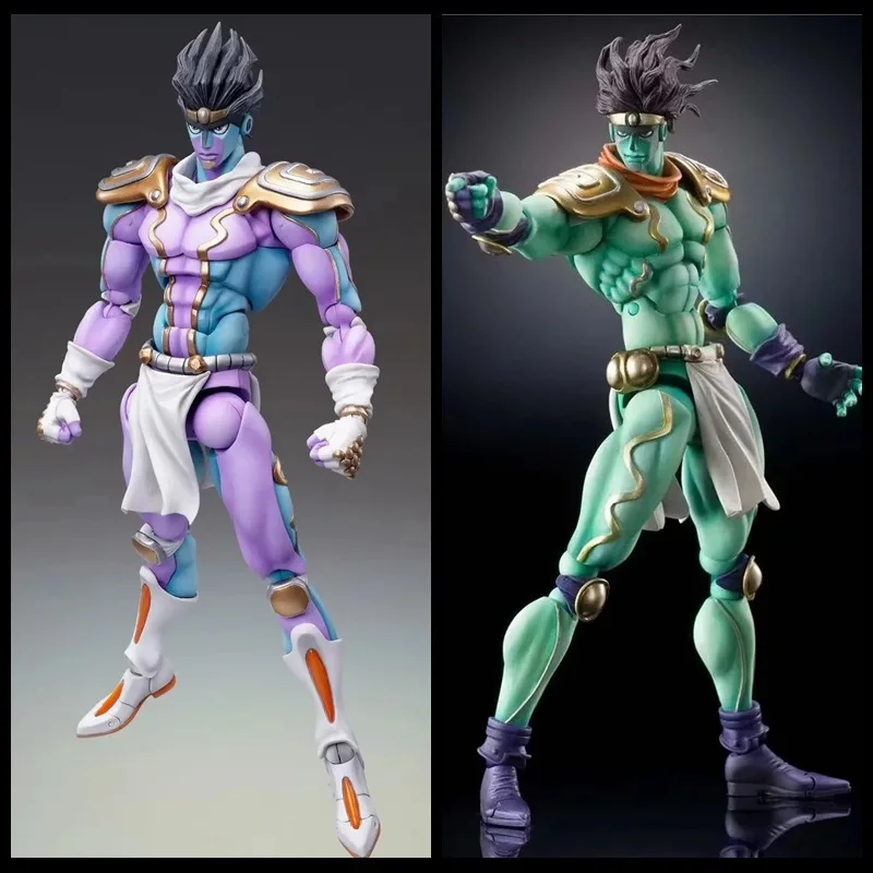 

JoJo's Bizarre Adventure Jotaro Kujo Figure - Stand Star Platinum, Super Detailed Movable Model Collectible Toy Gift for Fans