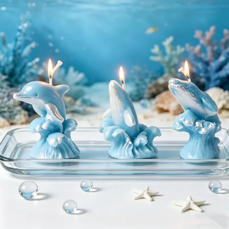 3D Walvis & Dolfijn met Golf S - Resin Ocean Wave Mold recensie en prijs