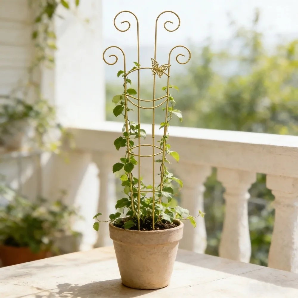 Butterfly Shaped Plant Climbing Trellis Thickened Strong Load Bearing Vine Climbing Rack Plastic Rust-Resistant