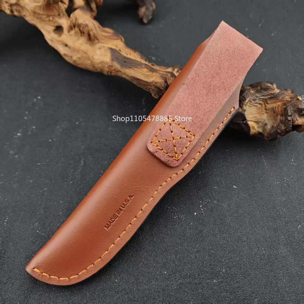 PR4 Fixed Knife Sheath Holster Durable Storage Portable Carry Pouch Knife Case Tool (Not include knife) Knife Protector
