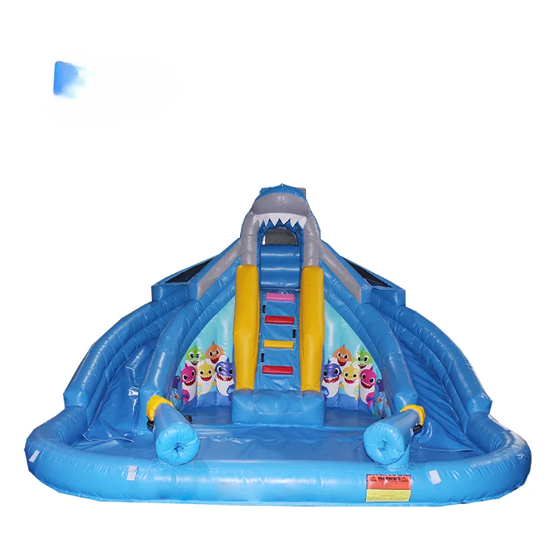 FOR Cheap Large Inflatable Bouncy Jumping Castle Combo Water Park Playground Slide With Swimming Pool