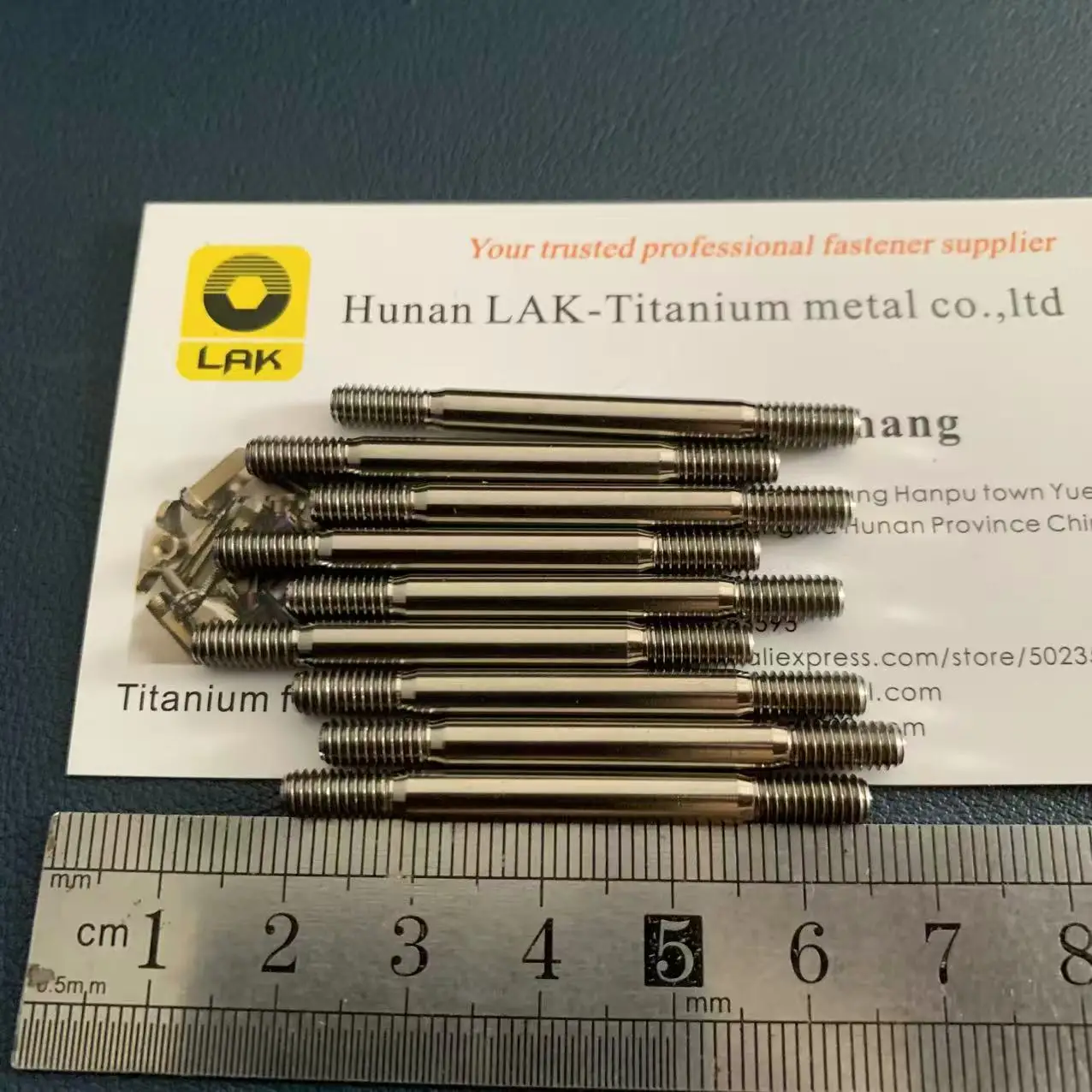 M4x9 RC برغي تيتانيوم/ربط دوار Gr5 Diameter4.0 الطول الإجمالي 50 55 67 70 140