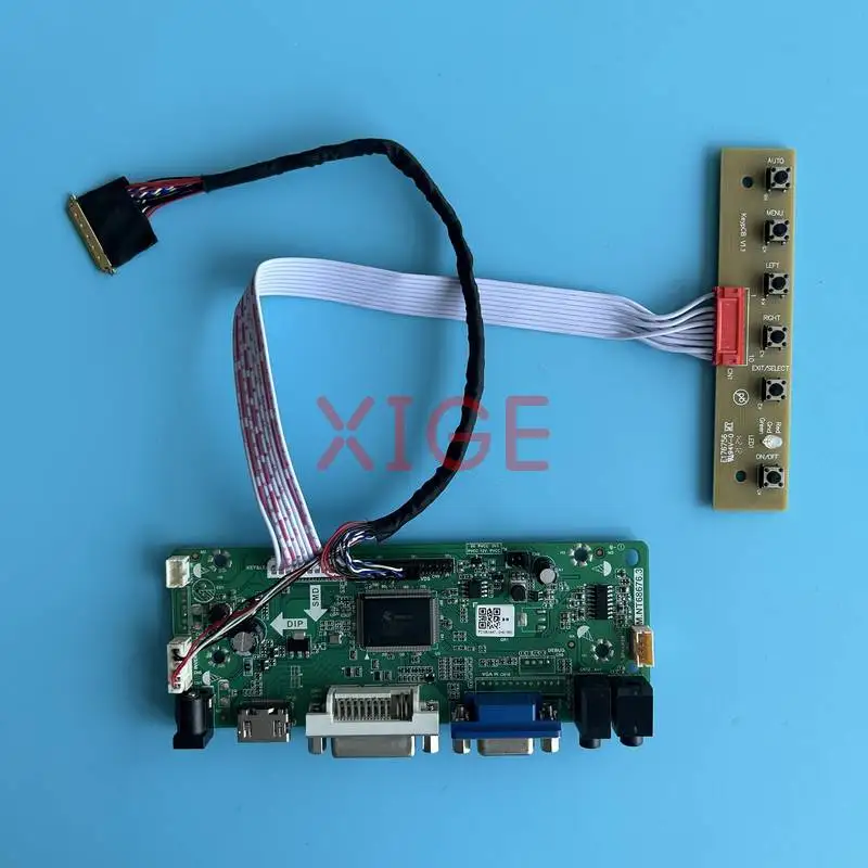 

For B140RTN02 B140RTN03 LP140WD2 LP140WD1 Controller Drive Board Kit DIY LVDS 40-Pin VGA DVI HDMI Laptop Panel 1600*900 1600x900