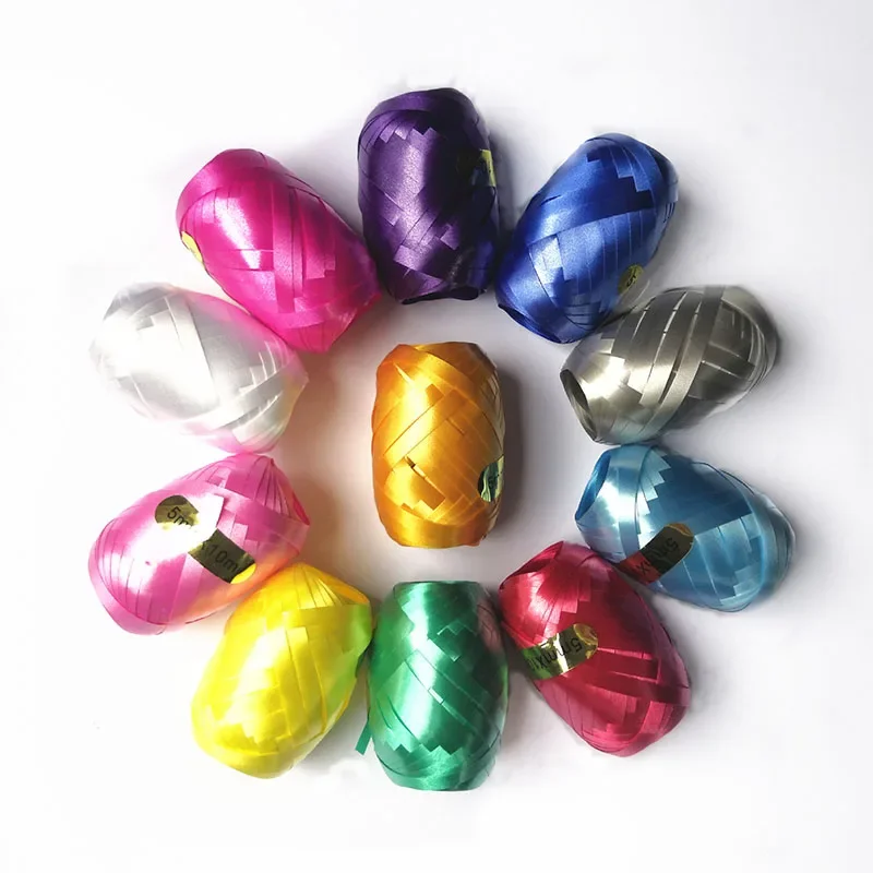 6pcs/lot Balloon Ribbon Mix Color Balloon Strings Balloon Tail Accessories Curling DIY Packing Birthday Party Wedding Decoration