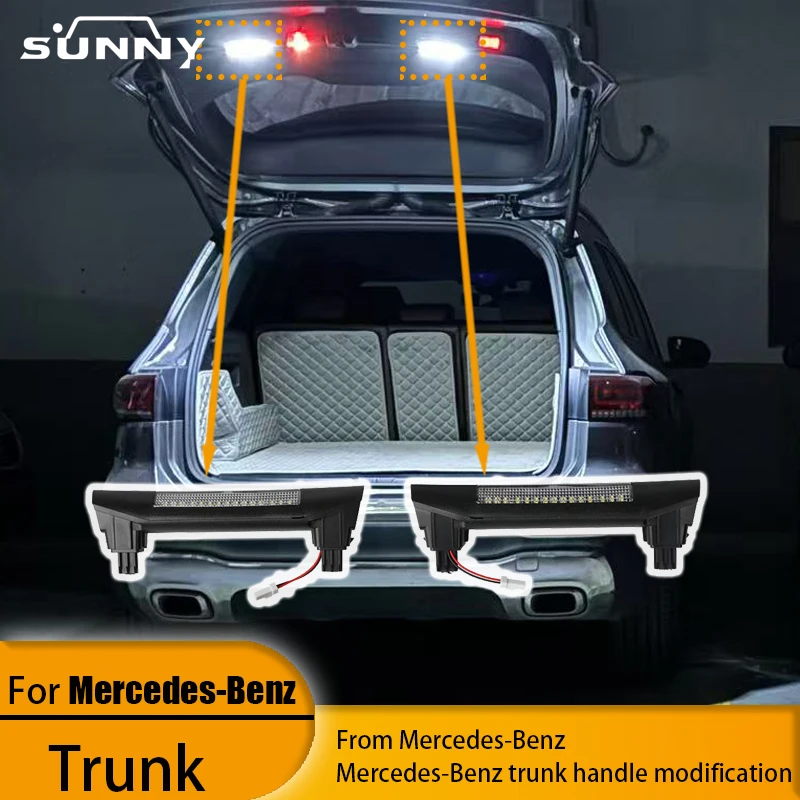 

For Mercedes-Benz GLA/GLB/GLC/GLE/GLS/Tailgate Handle Conversion to LED Light Handle