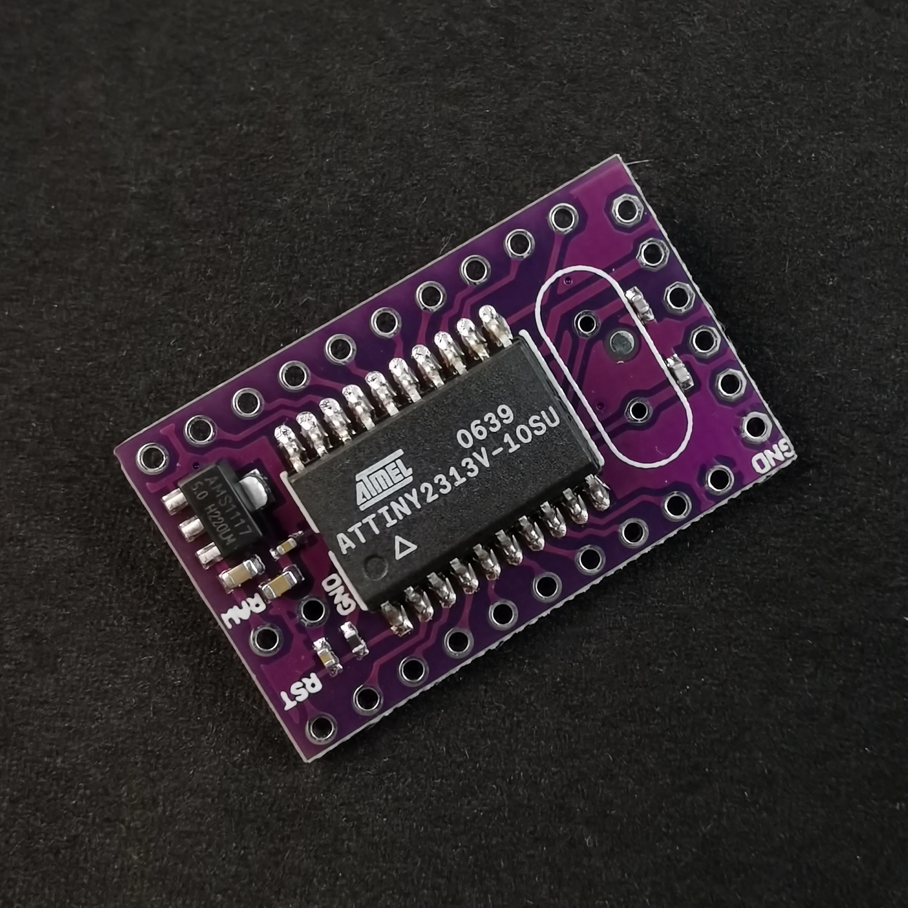 ATtiny2313@8Mhz No Bootload Download Programs Can Using USBasp or Another Programmer Like STK500 AVRISP MKII