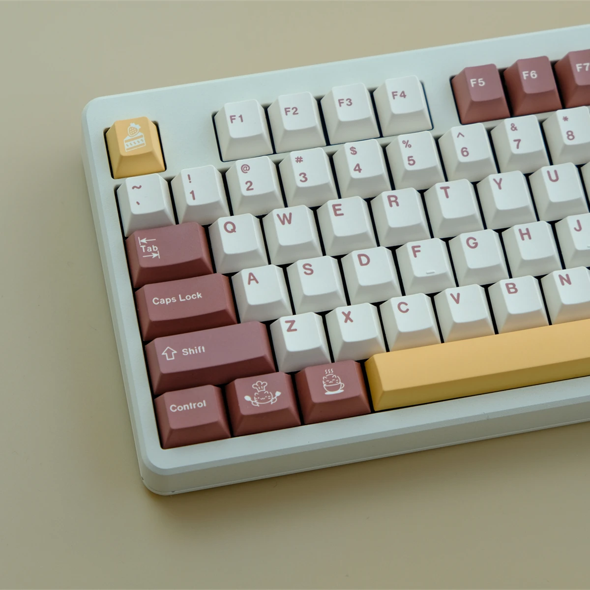 

Tiramisu Keycap PBT Original Height, Sublimation, Mechanical Keyboard Suitable, Customized