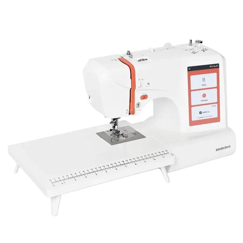 EOC05 (2-in-1) Mini Portable Single Sewing Embroidery Machine Computerized Home Clothing Store