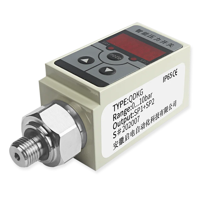 4-20mA NPN regulowany przemysłowy inteligentny cyfrowy przełącznik ciśnienia 0-600 bar przełącznik ciśnieniowy sprężarki powietrza do mechanicznego