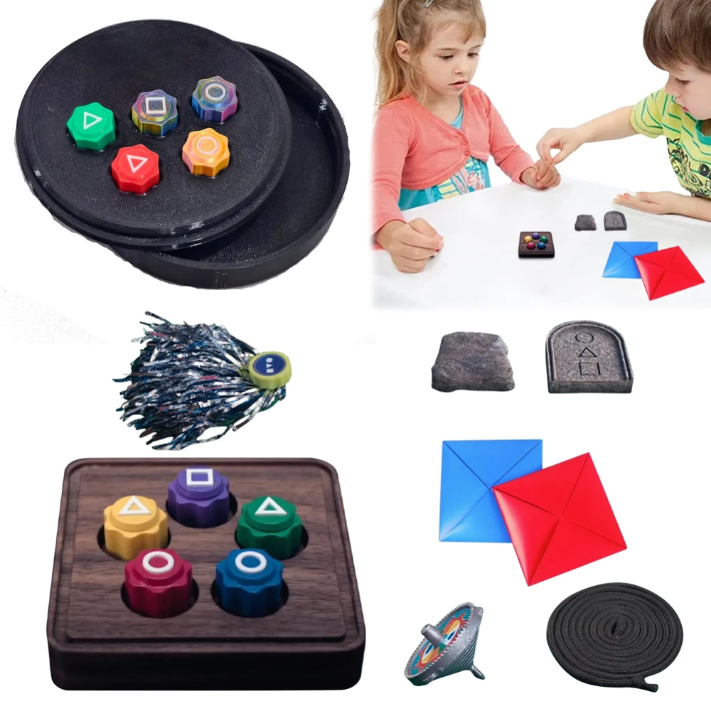 5Pcs/Set Dice Gonggi Jack Stone Pebbles Funny Gonggi Korean Game Traditional Play Game Hand Eye Coordination Training Board Game