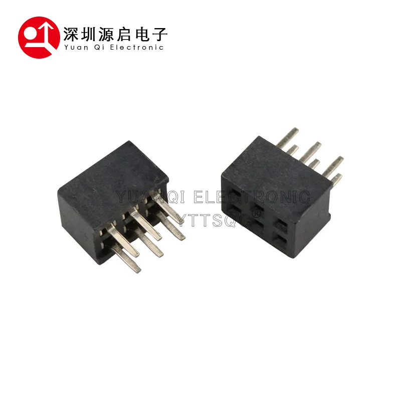 10pcs 2.0mm Double Row Straight Female 2-40P Pin Header Socket Connector 2x2/3/4/5/6/7/8/10/12/15/20/25/30/40Pin