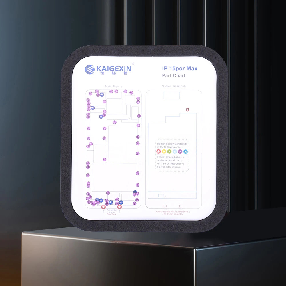 Alas Magnetik Penahan Sekrup Profesional untuk iPhone 15 14 13 12 11 Pro Max