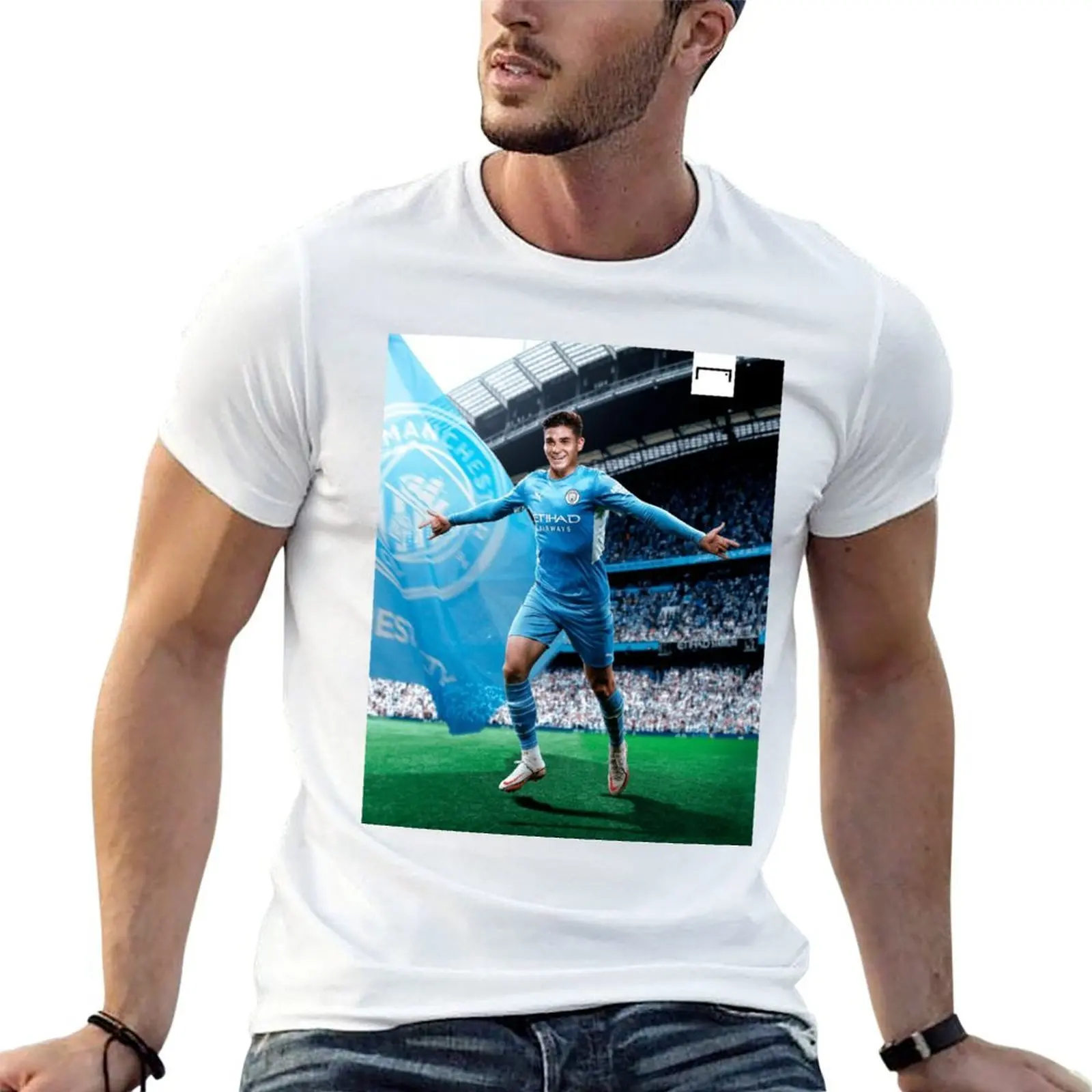 

Julian Alvarez T-Shirt t shirts for man graphic tees black cotton t-shirt plain for man package T-Shirt