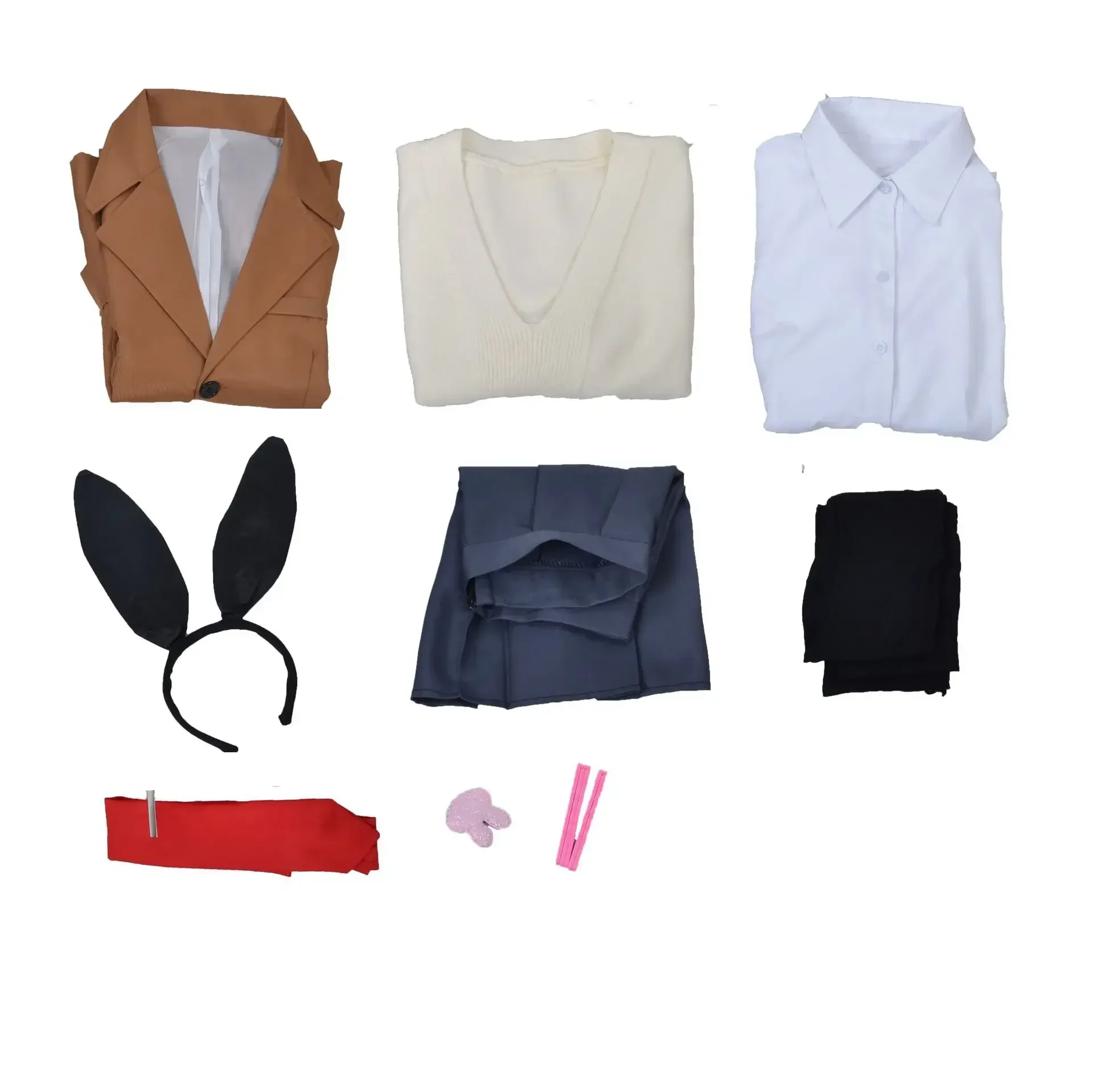 Anime Rascal Does Not Dream of Bunny Girl Senpai Sakurajima Mai Cosplay Costume Adult Women JK Skirt Suit Halloween Uniform