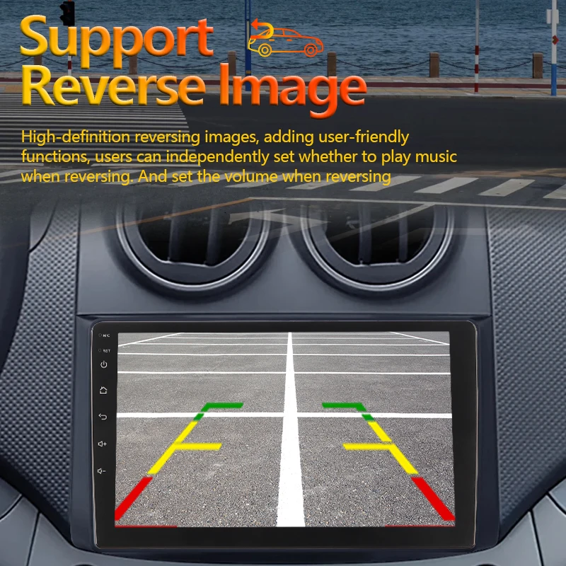 

Car Radio 7/9/10 in Wireless Bluetooth GPS Rearview Camera Multimedia Video Player Android 12/13 Universal Carplay FM Autoradio