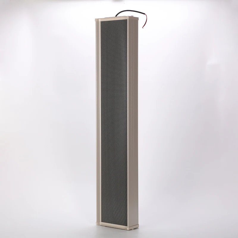 80W power public address system ip network waterproof column speaker for park station