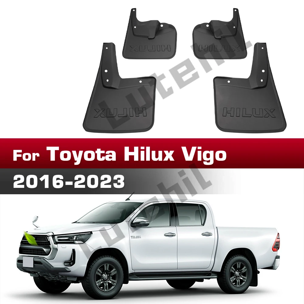 

For Toyota Hilux Vigo 2016-2023 2017 2018 2019 2020 2021 2022 Fender Mudflaps Splash Guards Mudguards Mud Flaps car Accessories