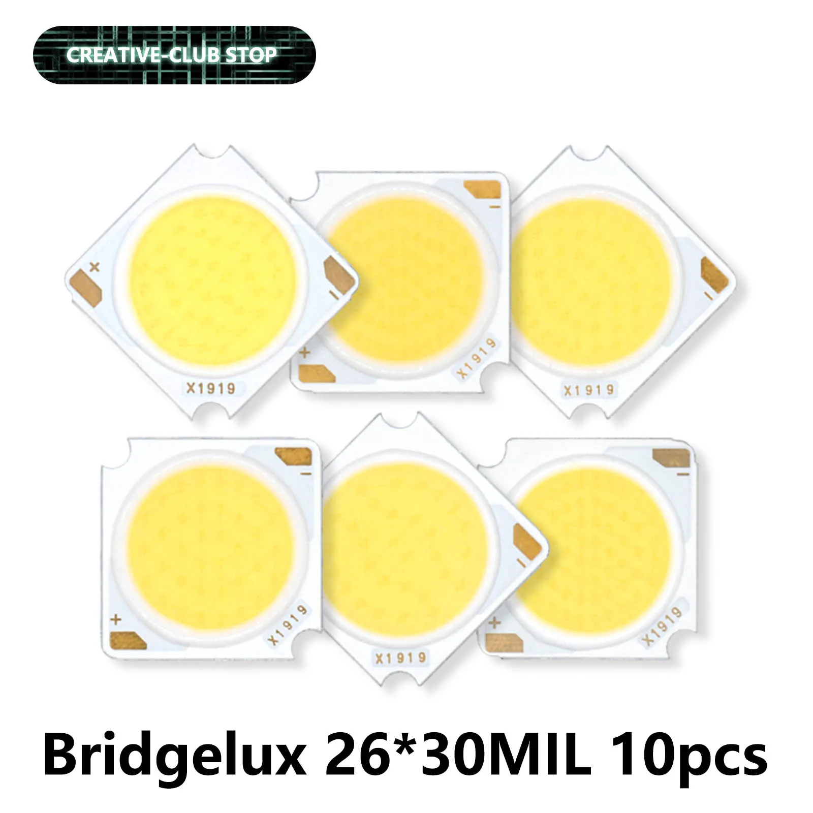 10pcs LED COB Bridgelux Chip 12W 18W 24W 30W 36W 42W DC36-39V Cold Warm White Neutral White Lamp Diode for LED Bulb Spotlight