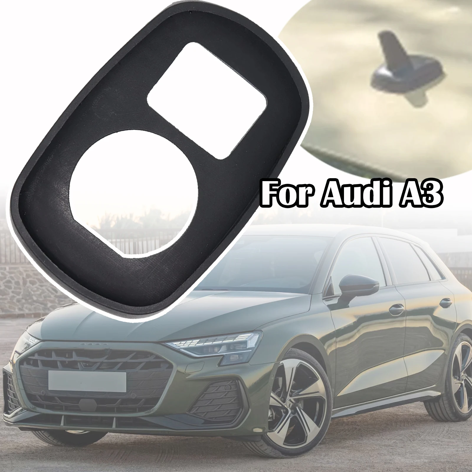 

For Audi A3 8L Car Shark Fin Aerial Roof AM/FM Antenna Seal Pad Rubber Base Replacement 1996 1997 1998 1999 2000 2001 2002 2003