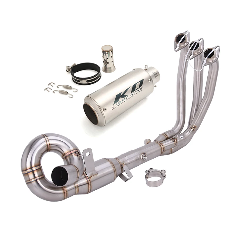 51MM Systeem Voor CF-Moto 675SS 675SR 24-2026 675NK 25-26 Motorfiets Uitlaatdemper Front Header Pijp Roestvrij staal Slip Op EU