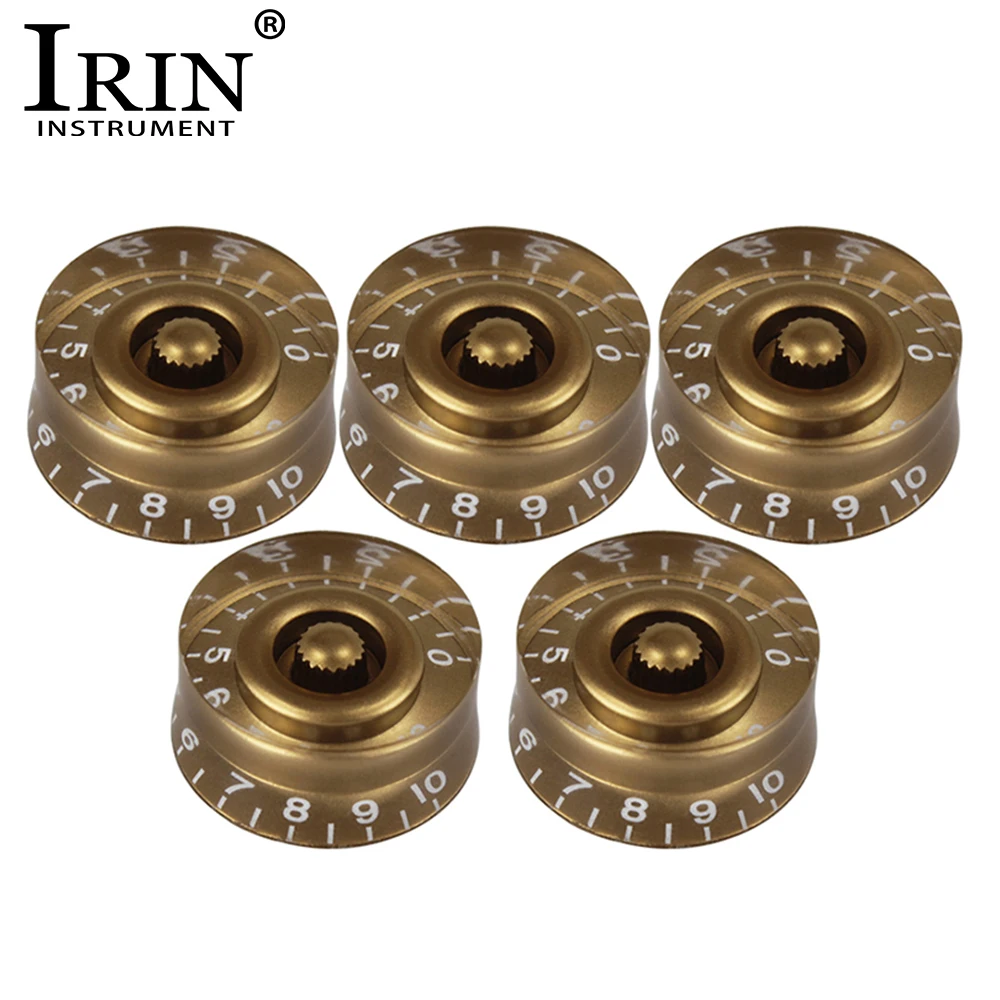 IRIN 5Pcs Guitar Volume Tone Control Knobs ABS Knob Cap Electric Guitar Replacement Parts Musical Instrument Accessories