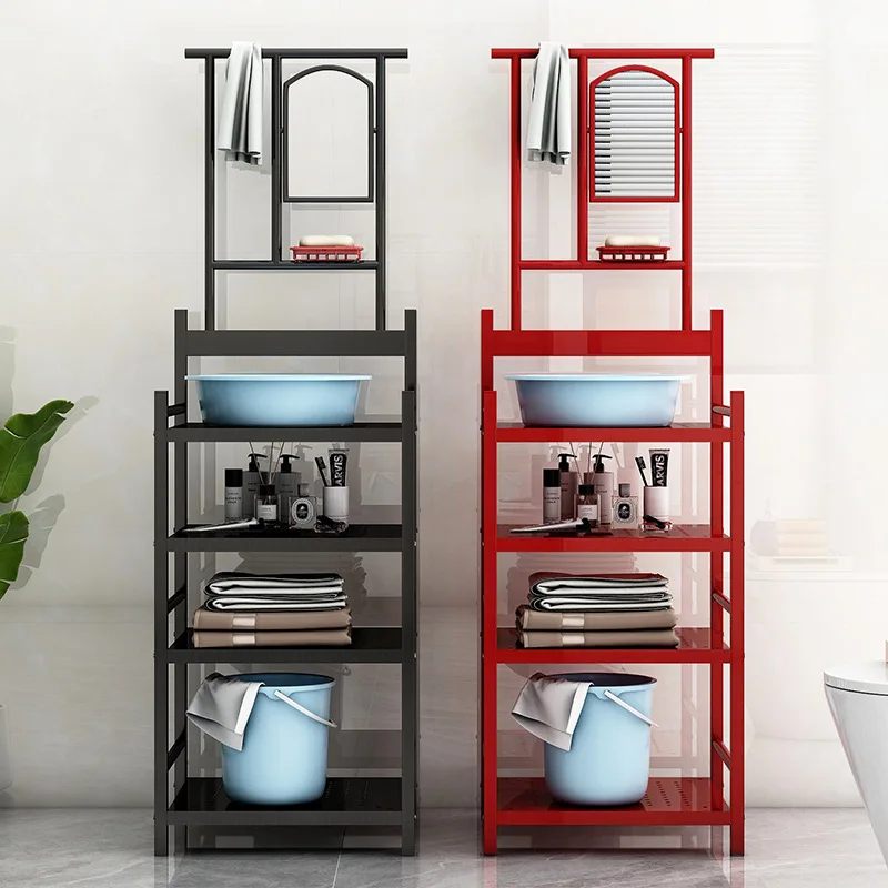 Household rural multi-functional washbasin wash face wash hands bathroom basin rack