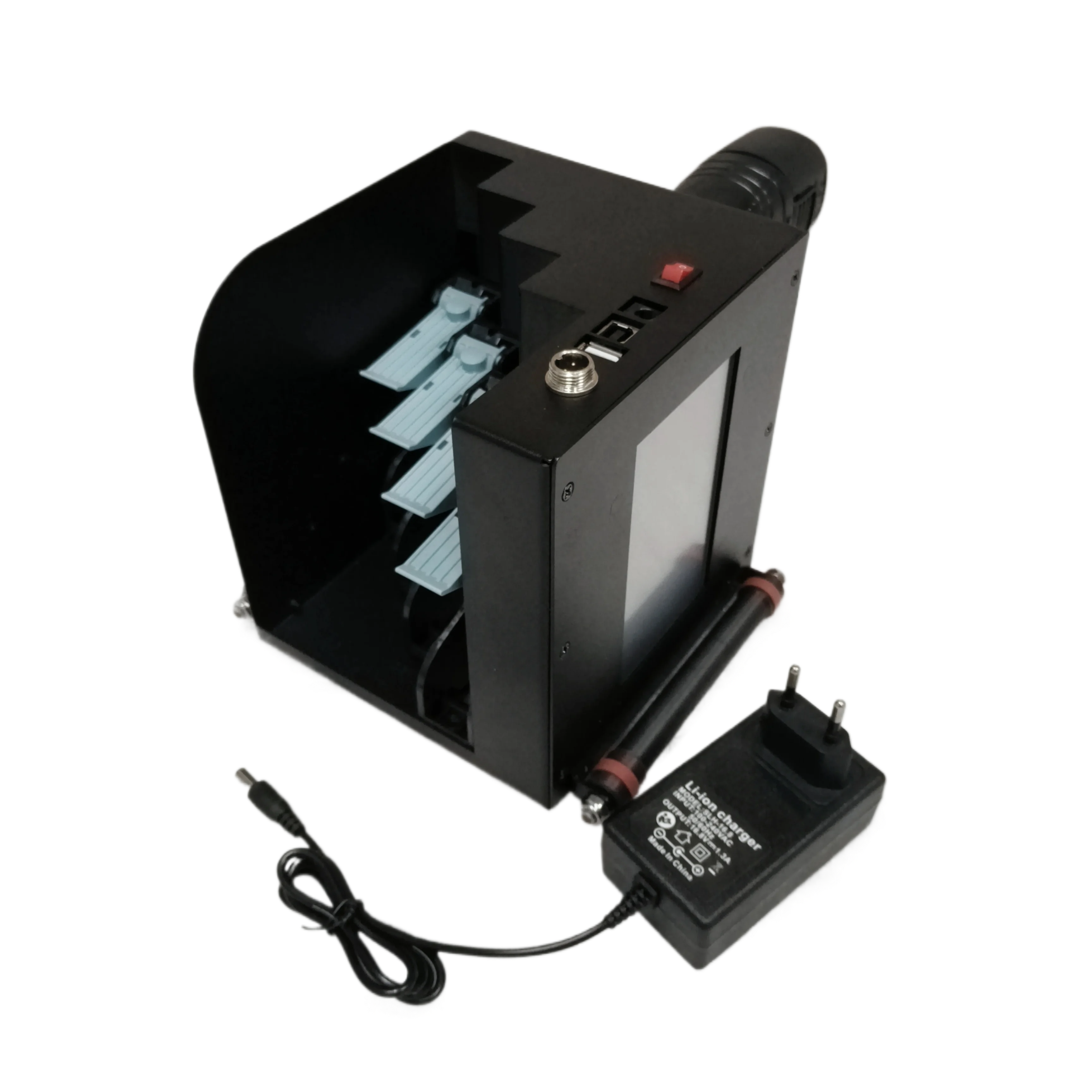 101.6mm Handjet Easy Operate Tij Printer Machine Inkjet Label Printer For Bigger Crougated Box Barcode Qrcode Expiry Date Coding