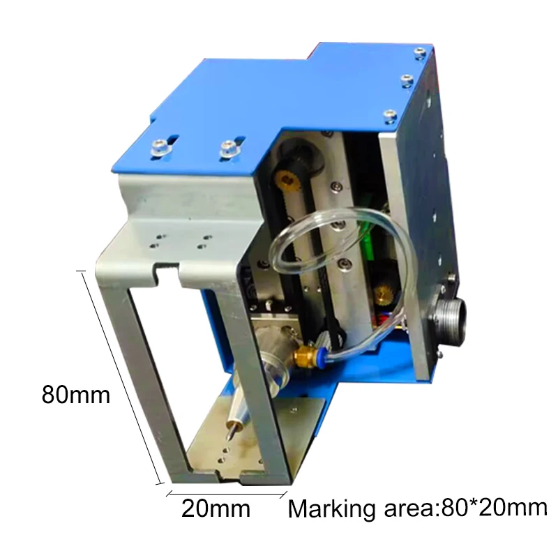 Pneumatische Maschine zur Markierung der Chassisnummer. Maschine zur Markierung von Metallmarkierung. Maschine zur Markierung von Motornummern