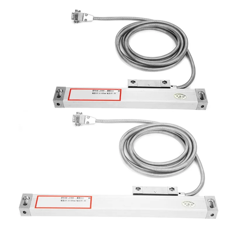 2PCS Linear Encoder 0-100mm 0-200mm Stroke For JCS900-2AE/JCS900-3AE Digital Readout