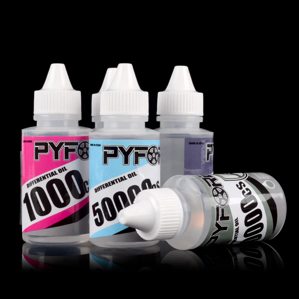 زيت PYFORE التفاضلي 60 مللي 1000CS 2000CS 3000CS 5000CS 6000CS 8000CS 9000CS 10000CS لطراز RC شاحنة عربات التي تجرها الدواب الزاحفة