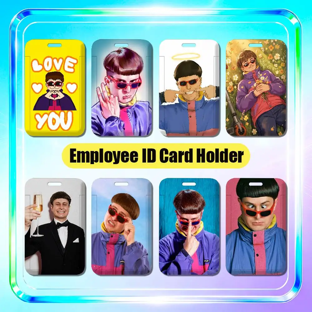 For Oliver Tree Employee ID Card Holder Office Badge Student Bank Work Credit Holders Hard Case Shell