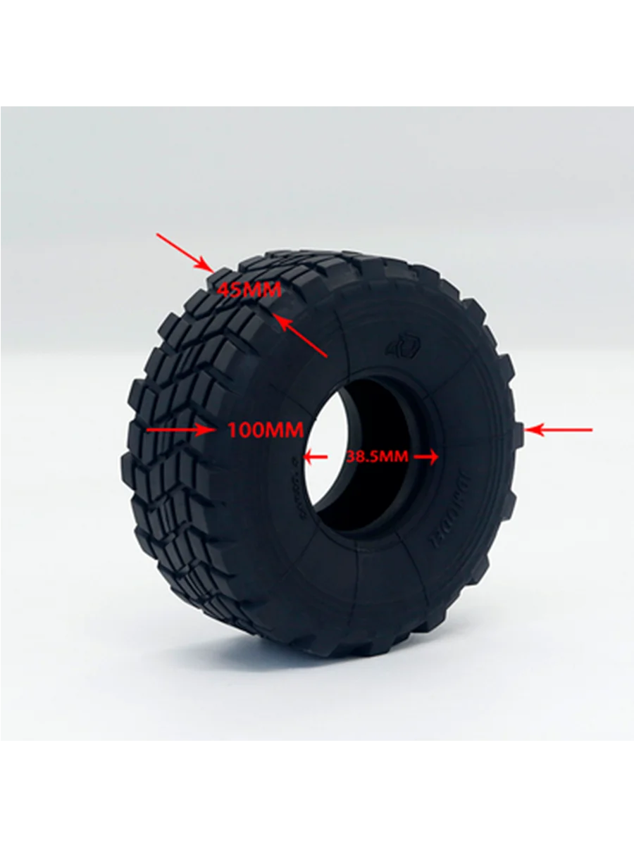 1 piece  JDM-190 Trailer XS45 Wide Tire For Tamiya Rc Truck Trailer Tipper For Scania Man Actros Volvo Car Parts