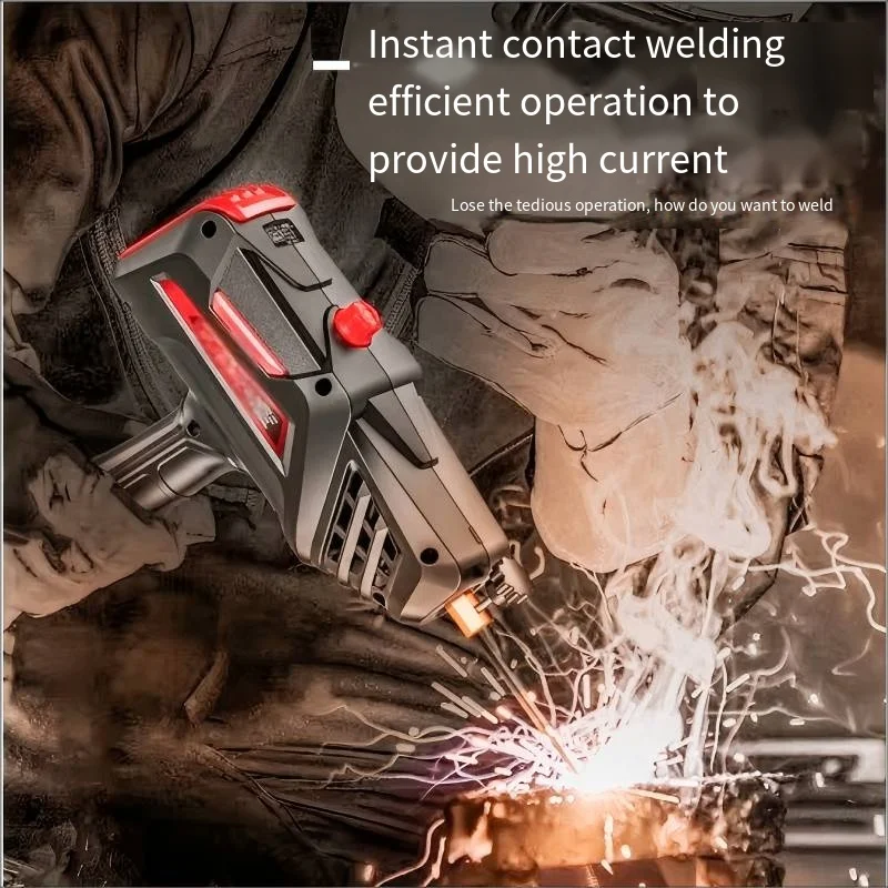 ヨーロッパのコンパクトで便利なハンドヘルド溶接機、溶接機器、小型220v、120a、フルセット