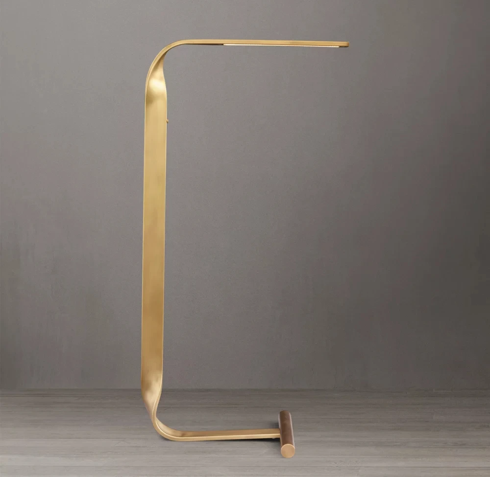 American Floor Lamps Modern Sofa Floor Light for Exhibition Hall Living Room Bedroom Atmosphere Decor Table Ribbon Floor Lamp