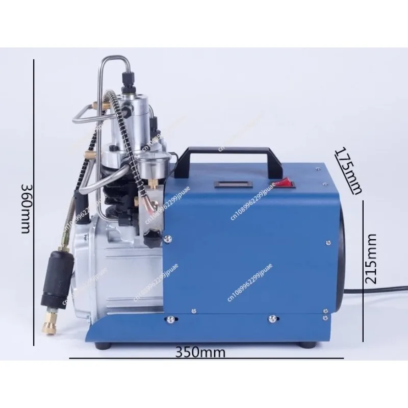 1.8KW 4500PSI High Pressure Electric Air Compressor 110/220V Pneumatic Inflator Scuba Tank Portable Air Pump