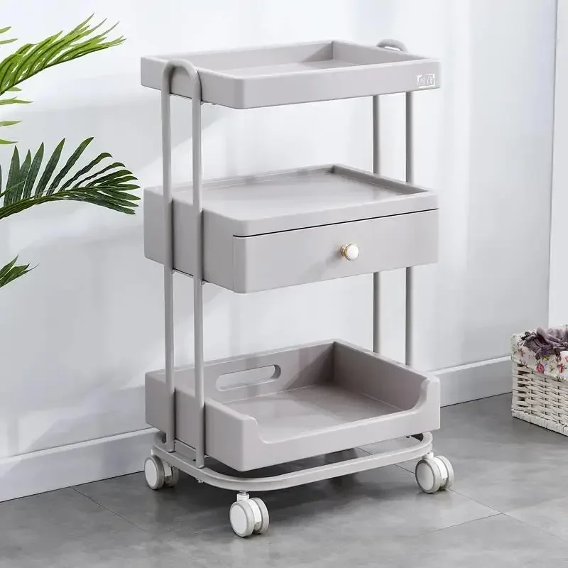 

Storage Cart Wheels Hotel Gold Hairdressing Trolleys Organizer Aesthetics Utility Medical Trolley Aesthetic Carro Auxiliar