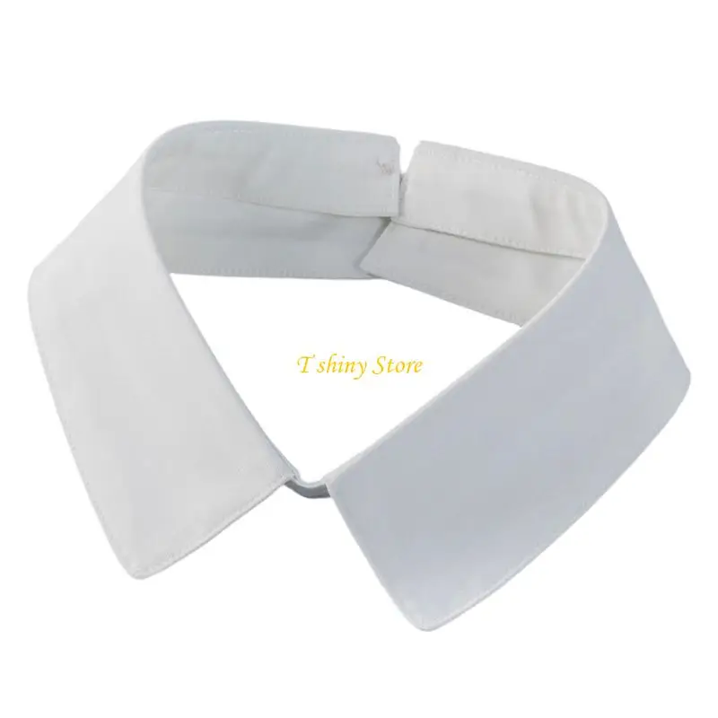 N58F Breathable False Collar For Tops Lightweight Fabric Removable Collar Blouse Accessory Suitable For Daily Wear