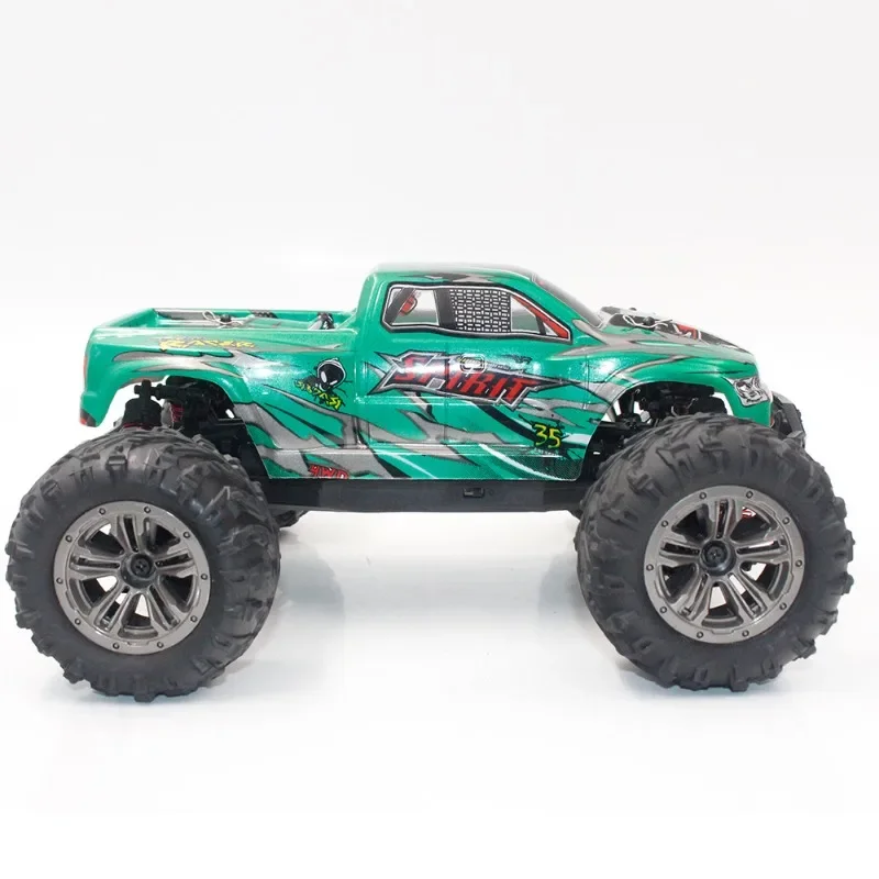 1:16 35km/h brushy RC Car With LED Light 4WD Remote Control Cars High Speed Drift Monster Off Road Truck Birthday present Toy