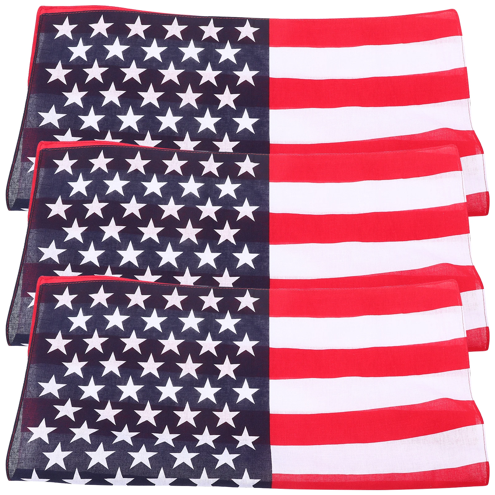 

3pcs Small Silk Scarf Headband Unisex Soft Breathable Comfortable Outdoor Hiking Camping Fashion Hip Hop Headscarf Country Flag