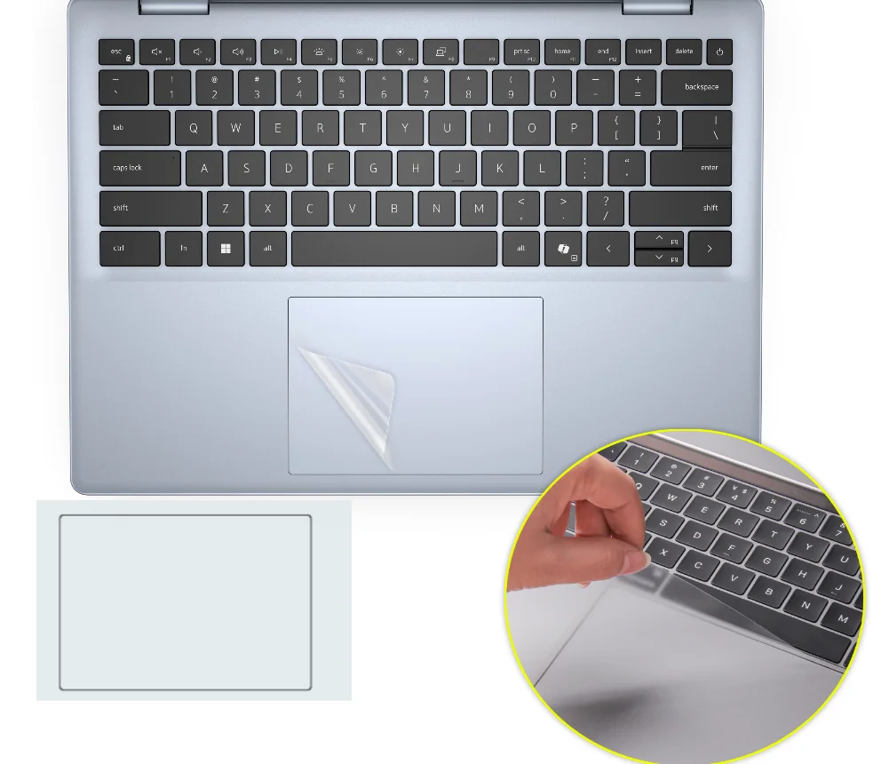 2PCS Matte For Dell Inspiron 5440 2024 / Dell Inspiron 14 Plus (7440) Touchpad Protective film Sticker Protector TOUCH PAD