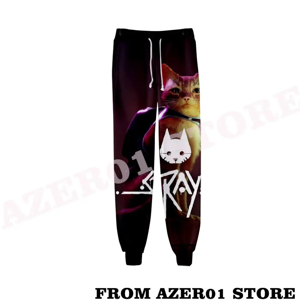 Stray Game Merch Sweatpants Men/Women Neutral Threaded Trousers Threaded Bunched Leg Pants