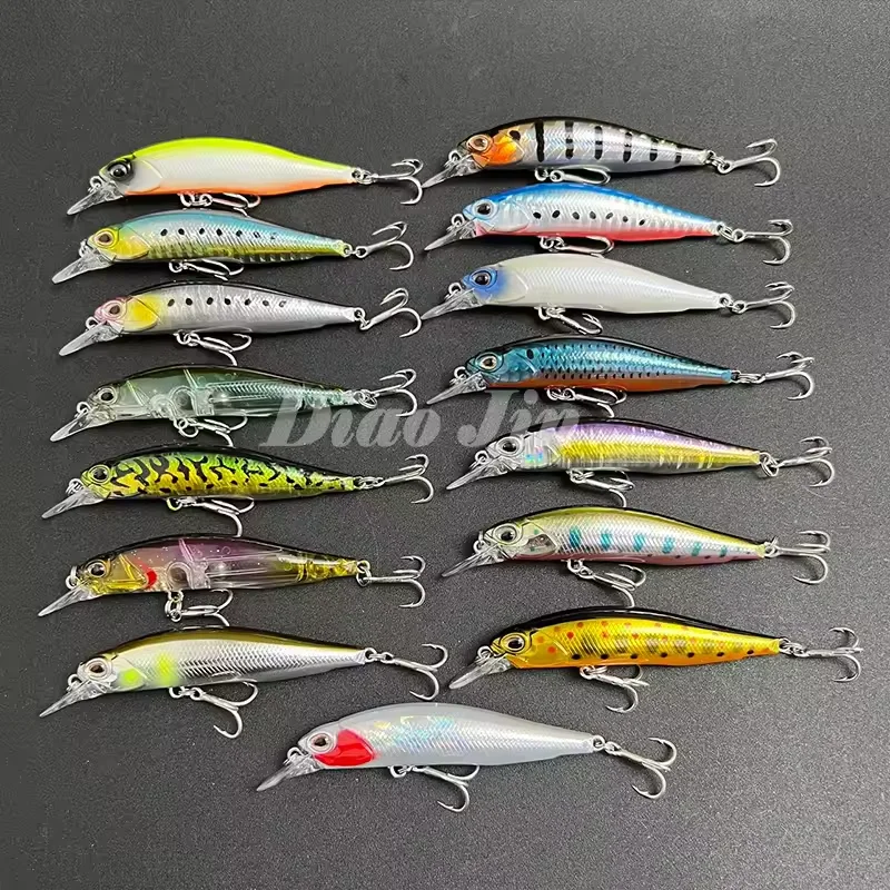 8.5 جرام تعليق البلمة 77SP Jerkbait الصيد إغراء بايك باس الاصطناعي الطعوم الصلبة المتذبذب Pesca سويم الصيد اكسسوارات