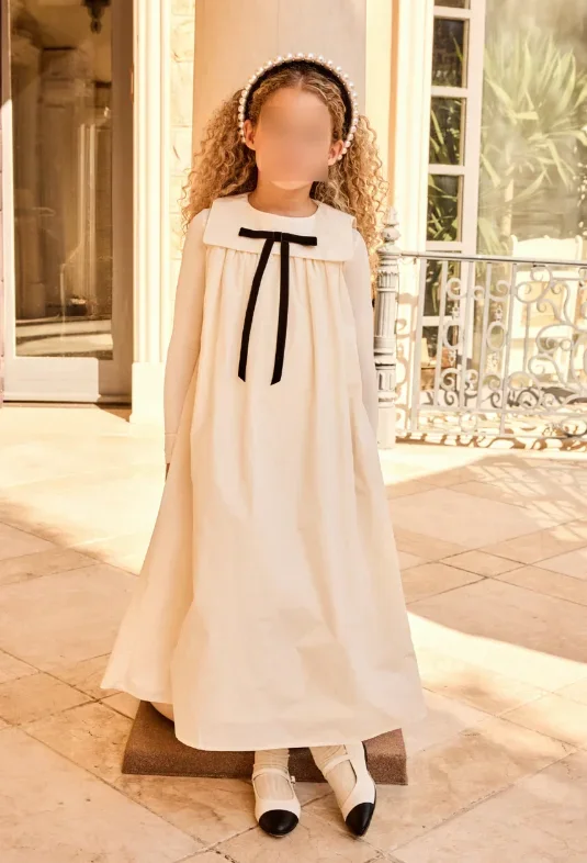 Elegant Sleeveless Flower Girl Dress for Formal Party Communion Dress Wedding Ceremonies Formal Receptions Parties Customizable