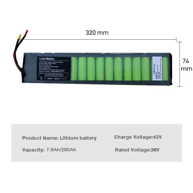 

unique Electric Scooter Original Internal Battery Portable 36V E Scooter Battery 36V 6Ah 7.8Ah 10Ah Electric Scooter Battery
