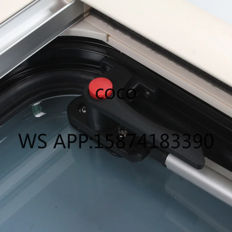 450*500mm HEYRV Sliding RV Window Tempered Glass with Insect Screen for Camper Van