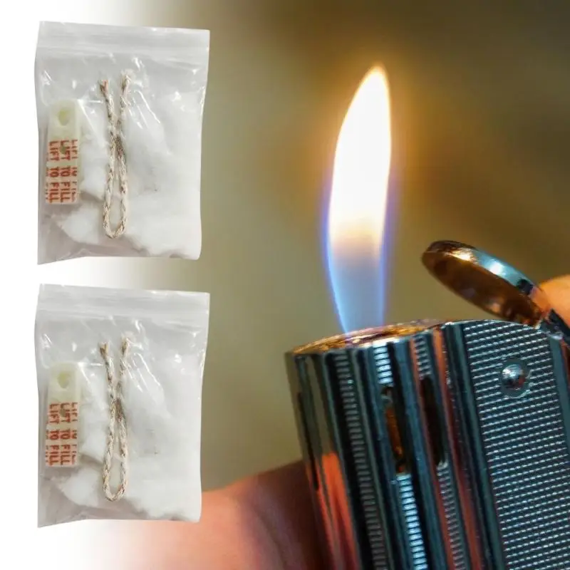 Mejora reemplazo almohadilla algodón combustión para los encendedores Kerosseenes Y4QC