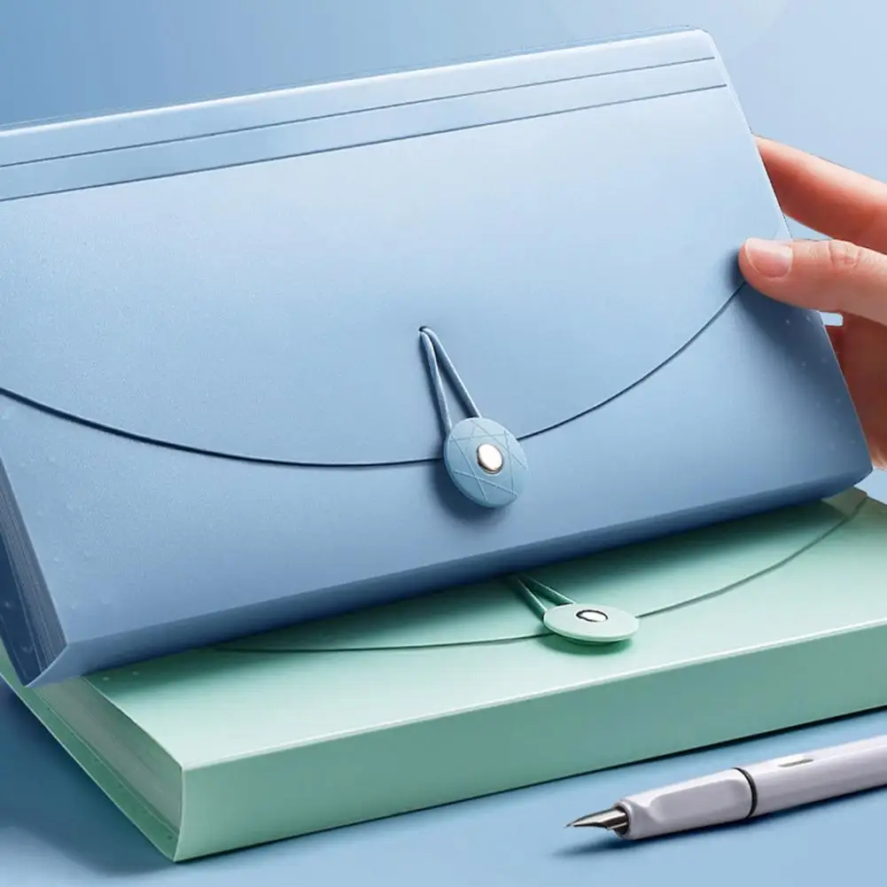 Storage Bag Waterproof Receipt Organizer with Capacity for Business Coupons Cash Storage Expanding File Folder for Cards Checks