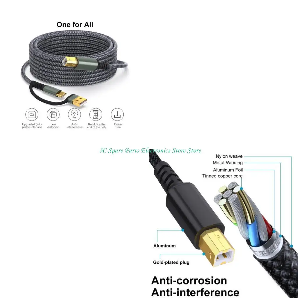 Sz 3.3-16.4Ft Usb C…